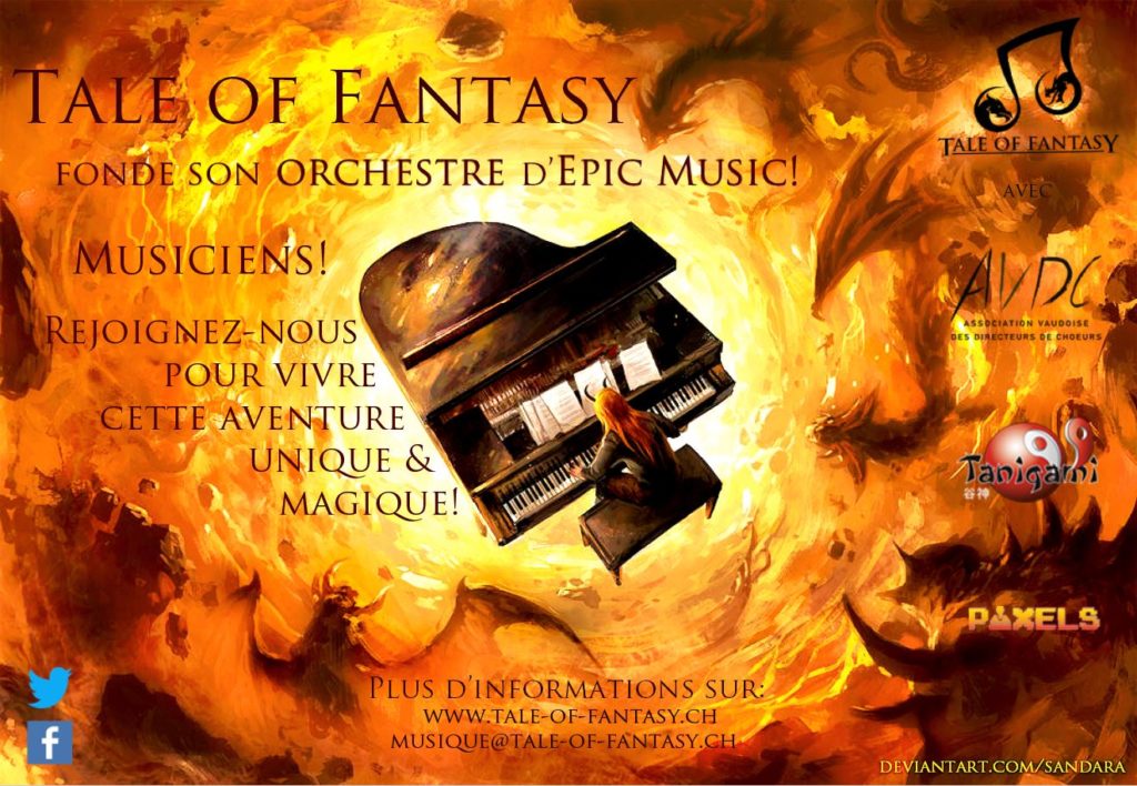 Affiche de recrutement orchestre Association